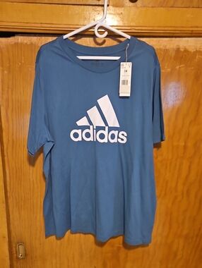 Adidas Blue Logo Tee